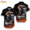 Chicago Bears Halloween Grim Reaper Tropical Hawaiian Shirt For Fans