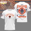 Chicago Bears NFL Firefighter Tribute 3D T-Shirt