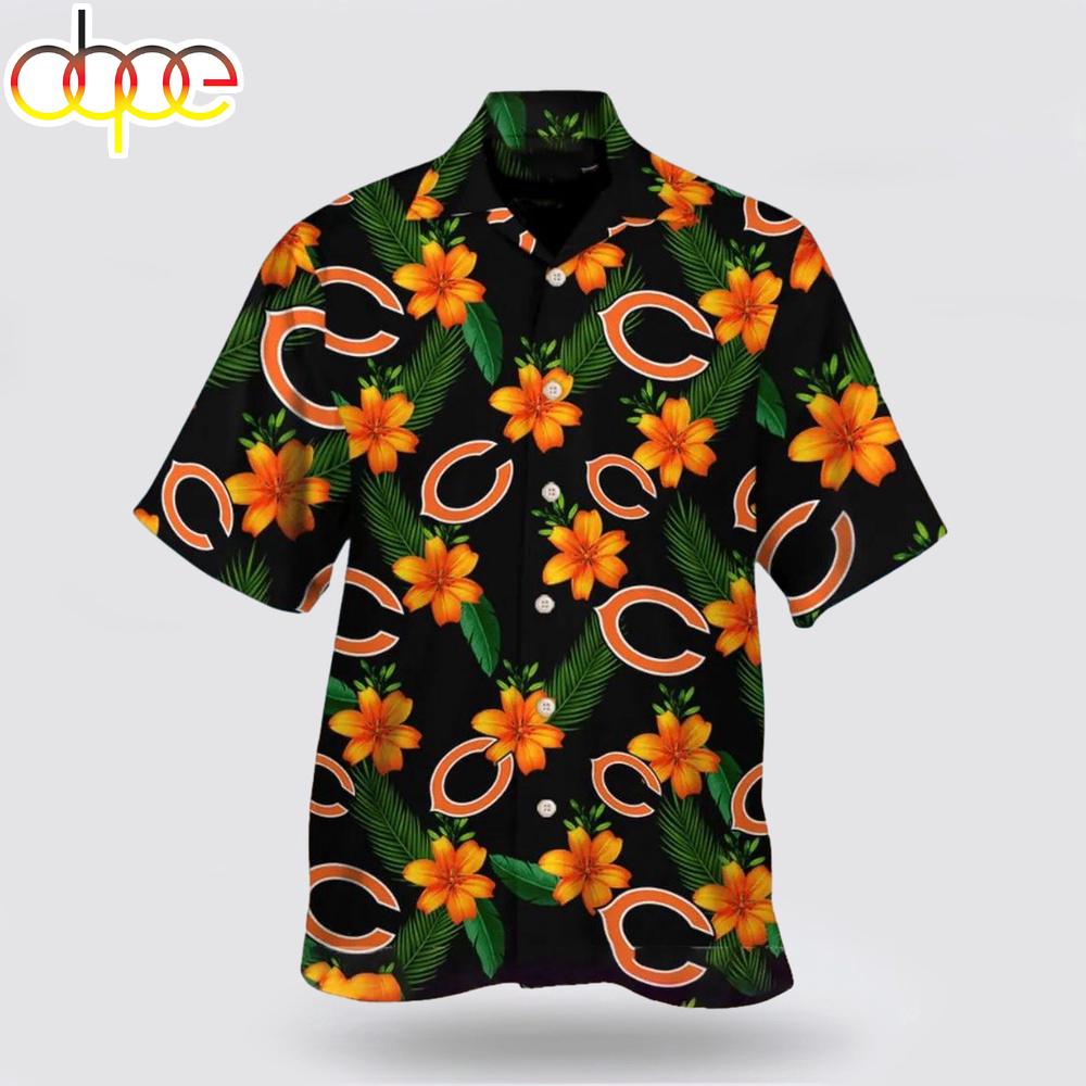 Chicago Bears NFL Great Floral Tropical TeamHawaiian Shirt For Fans