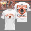 Cincinnati Bengals NFL Firefighter Tribute 3D T-Shirt