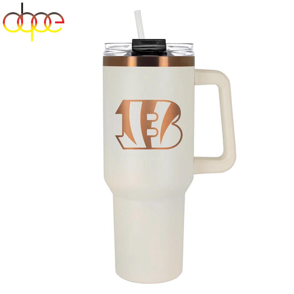 Cincinnati Bengals Tumbler 40Oz With Handle Cincinnati Bengals Tumbler 40Oz With Handle
