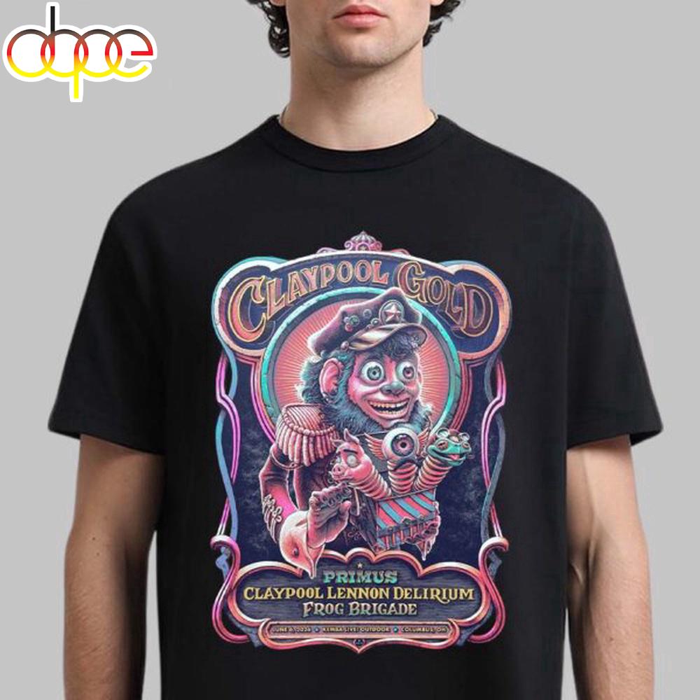 Claypool Gold Primus Unisex T-Shirt Claypool Gold Primus Unisex T-Shirt
