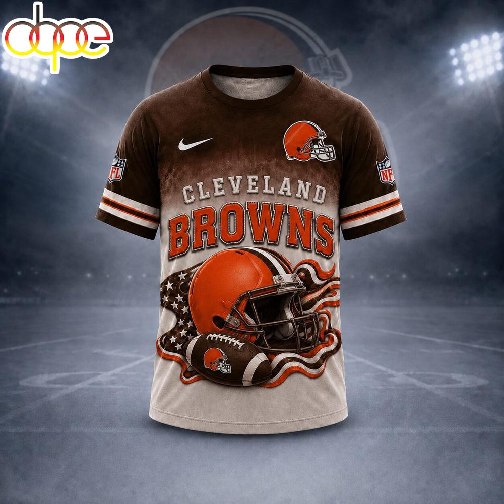 Cleveland Browns NFL Game Day Pride 3D T-Shirt For Fans
