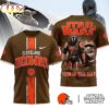 Cleveland Browns NFL This Is The Way Star Wars 3D T-Shirt For Fans Cleveland Browns NFL This Is The Way Star Wars 3D T-Shirt For Fans