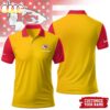 Custom Name Kansas City Chiefs NFL Touchdown 3D Polo Shirt