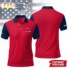 Custom Name New England Patriots NFL Touchdown 3D Polo Shirt