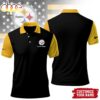 Custom Name Pittsburgh Steelers NFL Touchdown 3D Polo Shirt