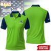 Custom Name Seattle Seahawks NFL Touchdown 3D Polo Shirt