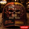 Custom Name Washington Commanders NFL Harley Davidson Split Skull Classic Cap