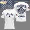Dallas Cowboys NFL Firefighter Tribute 3D T-Shirt