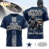 Dallas Cowboys NFL This Is The Way Star Wars 3D T-Shirt For Fans