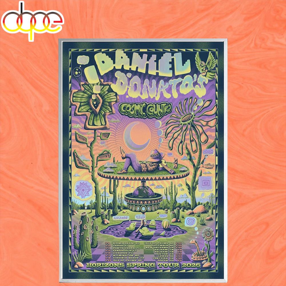 Daniel Donato Tour Apr May 2026 Poster Canvas