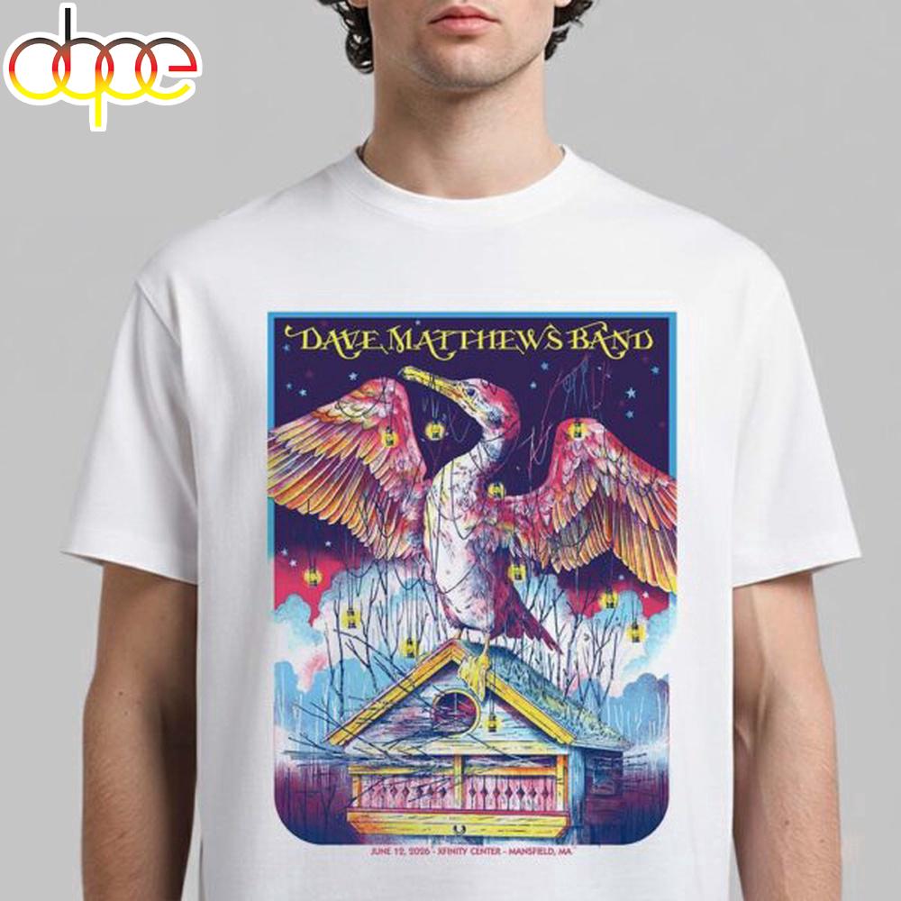 Dave Matthews Band Mansfield Massachusetts 2026 Unisex T-Shirt