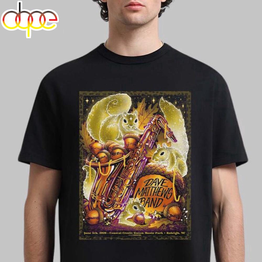 Dave Matthews Band Raleigh North Carolina 2026 Unisex T-Shirt
