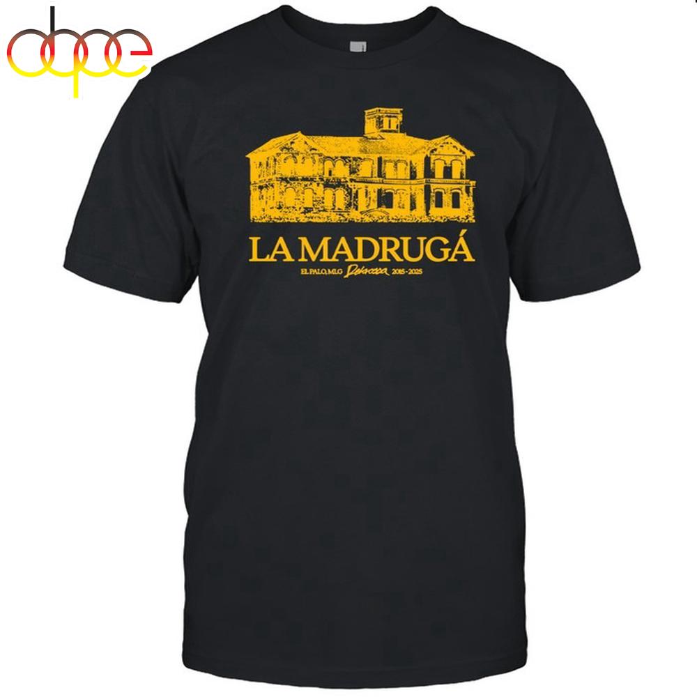 Delaossa La Madruga Cortijo Black Unisex T-Shirt