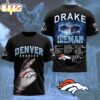 Denver Broncos NFL Drake Ice Man 3D T-Shirt For Fans