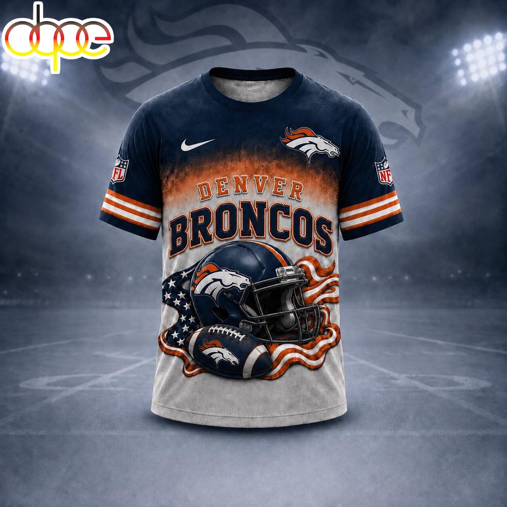 Denver Broncos NFL Game Day Pride 3D T-Shirt For Fans