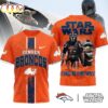 Denver Broncos NFL This Is The Way Star Wars 3D T-Shirt For Fans