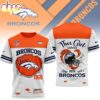 Denver Broncos NHL Girl Heart & Helmet 3D T-Shirt For Fans