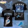 Detroit Lions NFL Drake Ice Man 3D T-Shirt For Fans