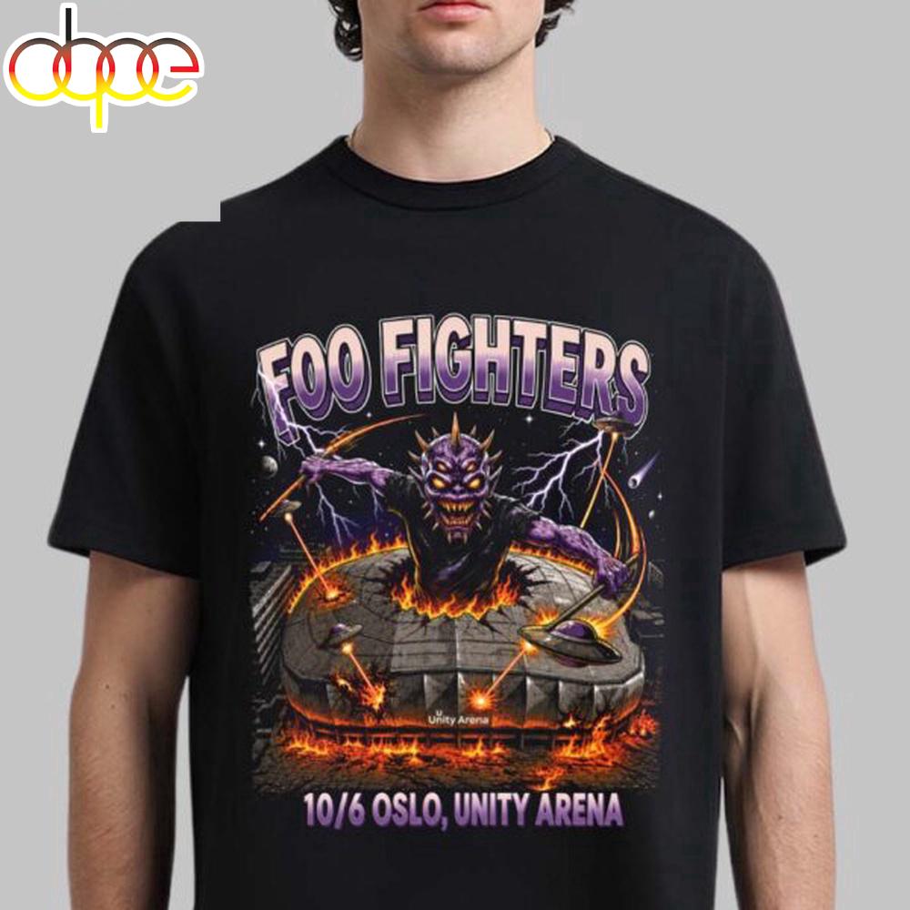 Foo Fighters Oslo Norway 2026 Exclusive City Unisex T-Shirt