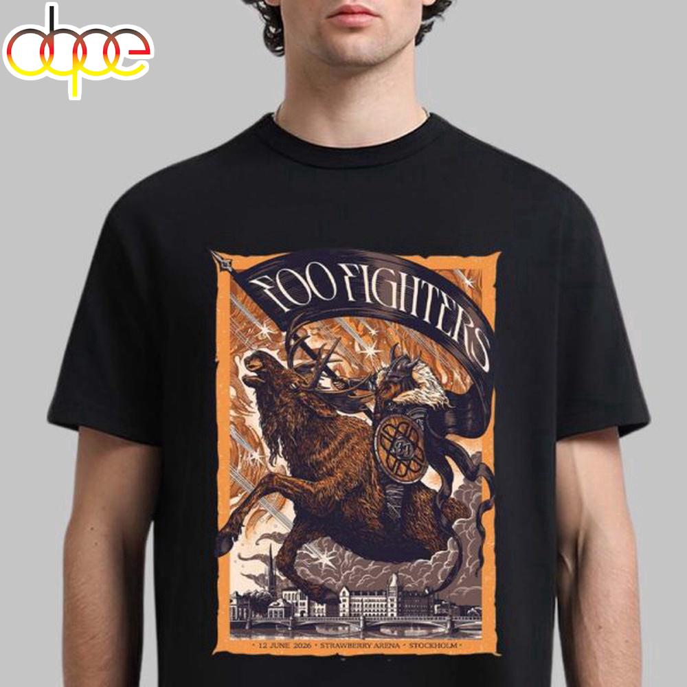 Foo Fighters Stockholm Sweden 2026 Music Unisex T-Shirt