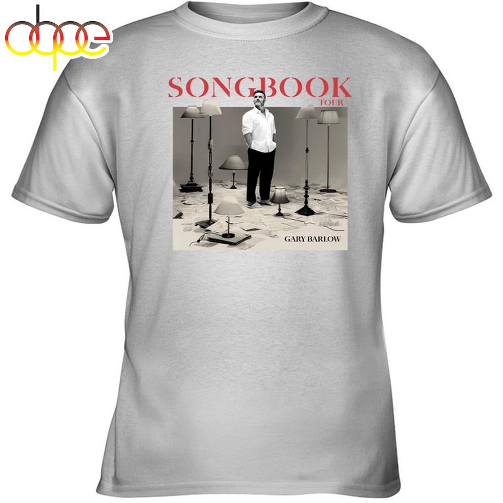 Gary Barlow Songbook Tour 2025 White Unisex T-Shirt Gary Barlow Songbook Tour 2025 White Unisex T-Shirt