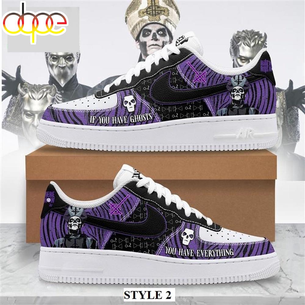Ghost Band Music Air Force 1 Shoes For Fans
