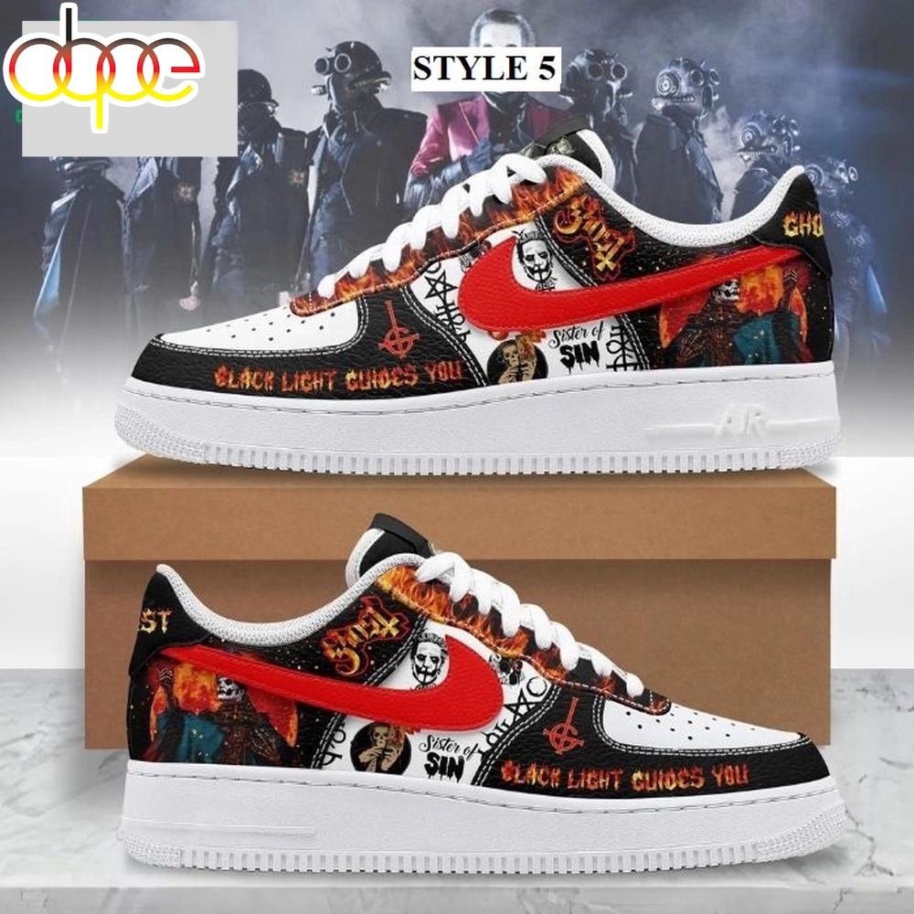 Ghost Band Music Air Force 1 Shoes Gift For Fan