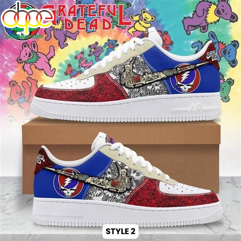Grateful Dead Band Air Forces 1 Shoes For Fans