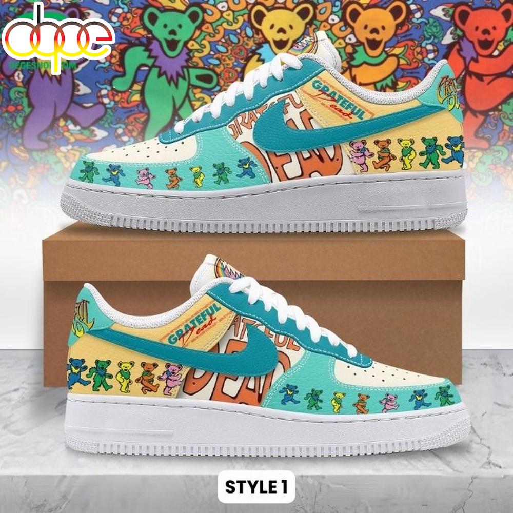 Grateful Dead Band Air Forces 1 Shoes
