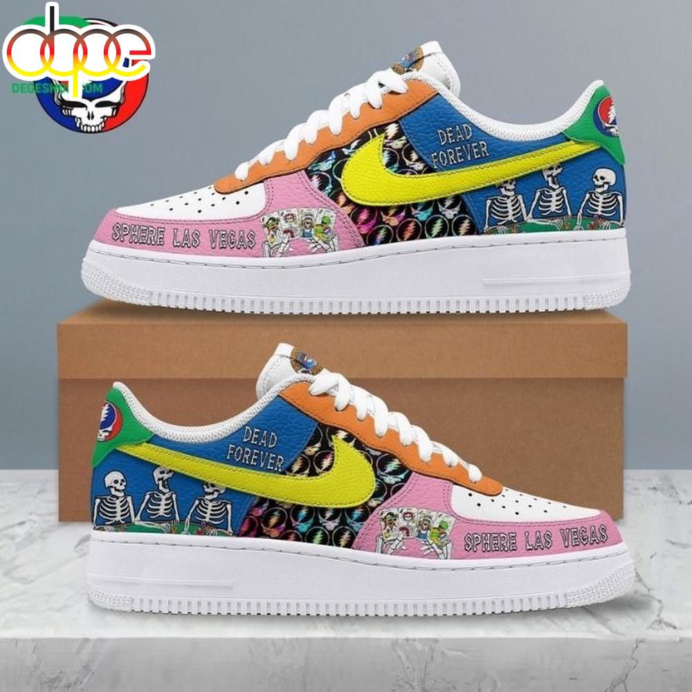 Grateful Dead Sphere Las VeGas Air Force 1 Shoes