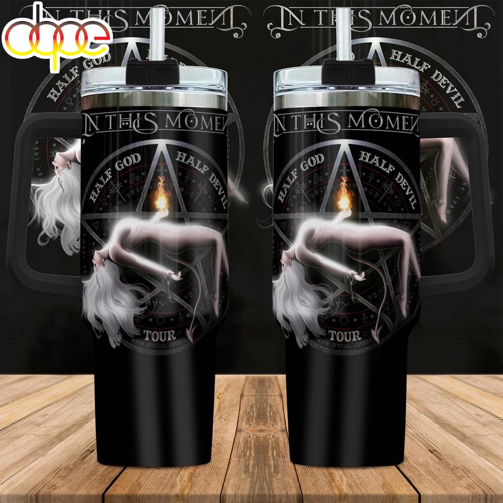 In This Moment Music Tumbler With Handle For Fans