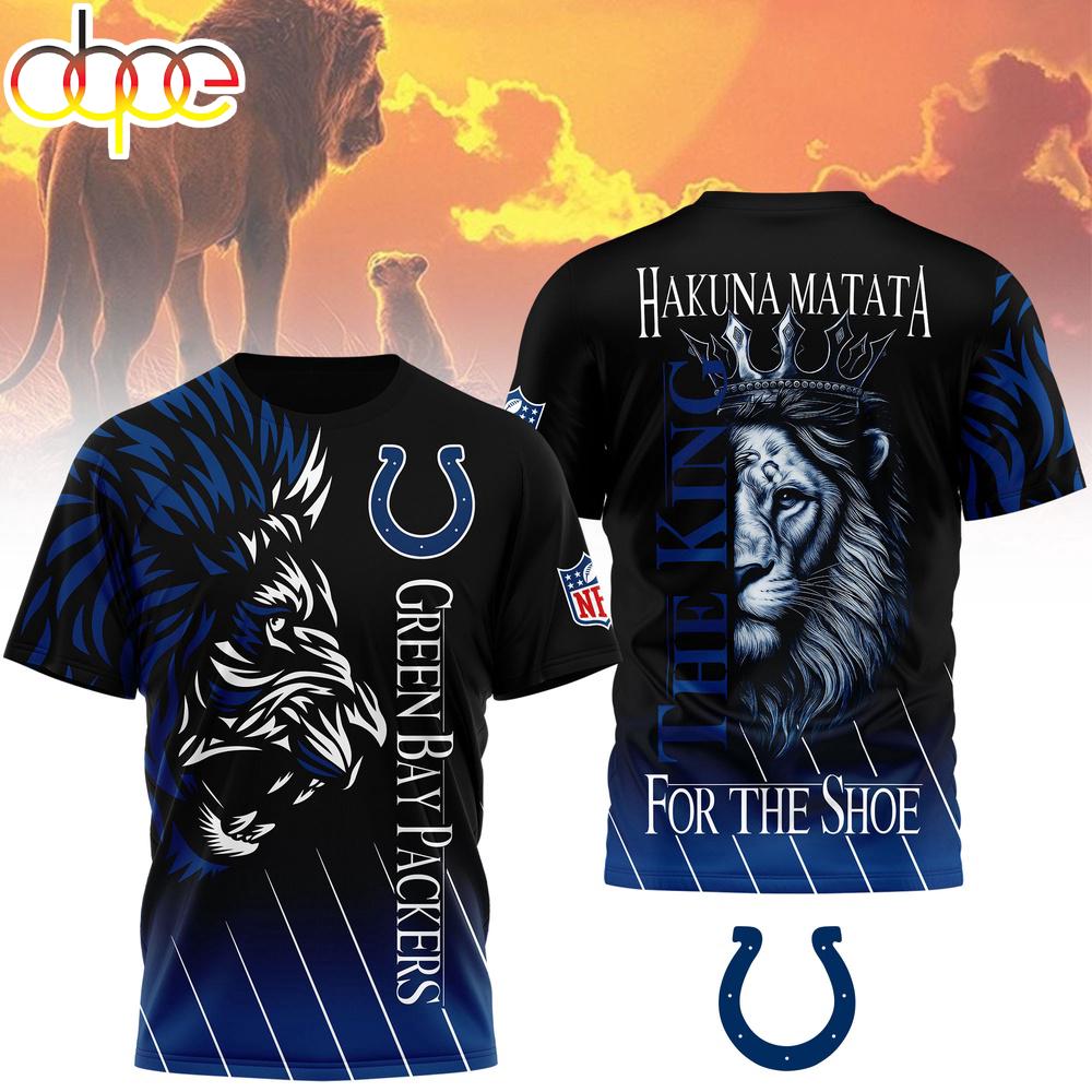 Indianapolis Colts NFL The Lion King Fan 3D T-Shirt Indianapolis Colts NFL The Lion King Fan 3D T-Shirt