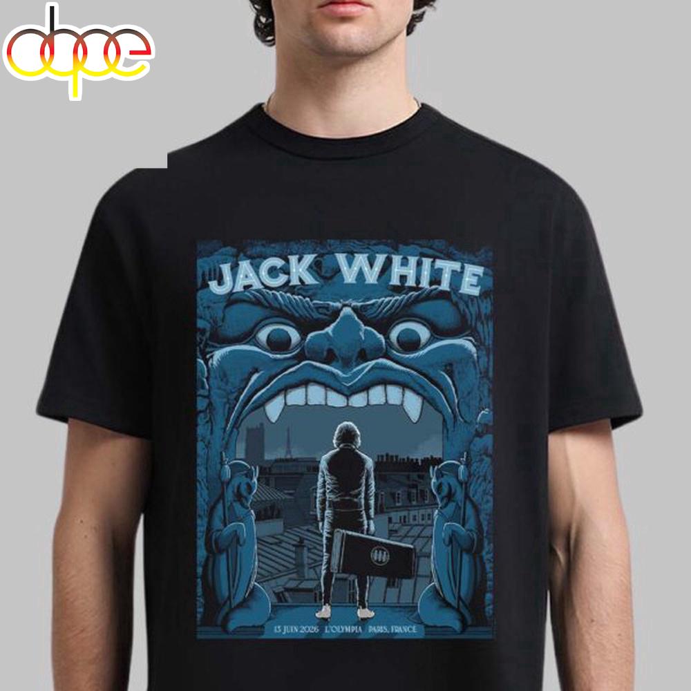 Jack White Paris France 2026 Night 1 Unisex T-Shirt