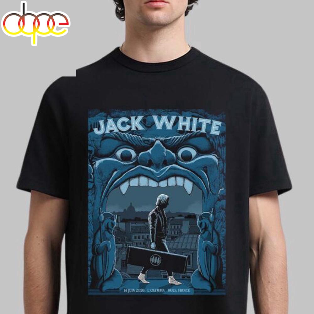 Jack White Paris France 2026 Night 2 Unisex T-Shirt
