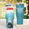 Jaws Amity Island 1975 Tumbler With Handle For Fans Jaws Amity Island 1975 Tumbler With Handle For Fans