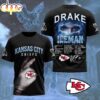 Kansas City Chiefs NFL Drake Ice Man 3D T-Shirt For Fans Kansas City Chiefs NFL Drake Ice Man 3D T-Shirt For Fans