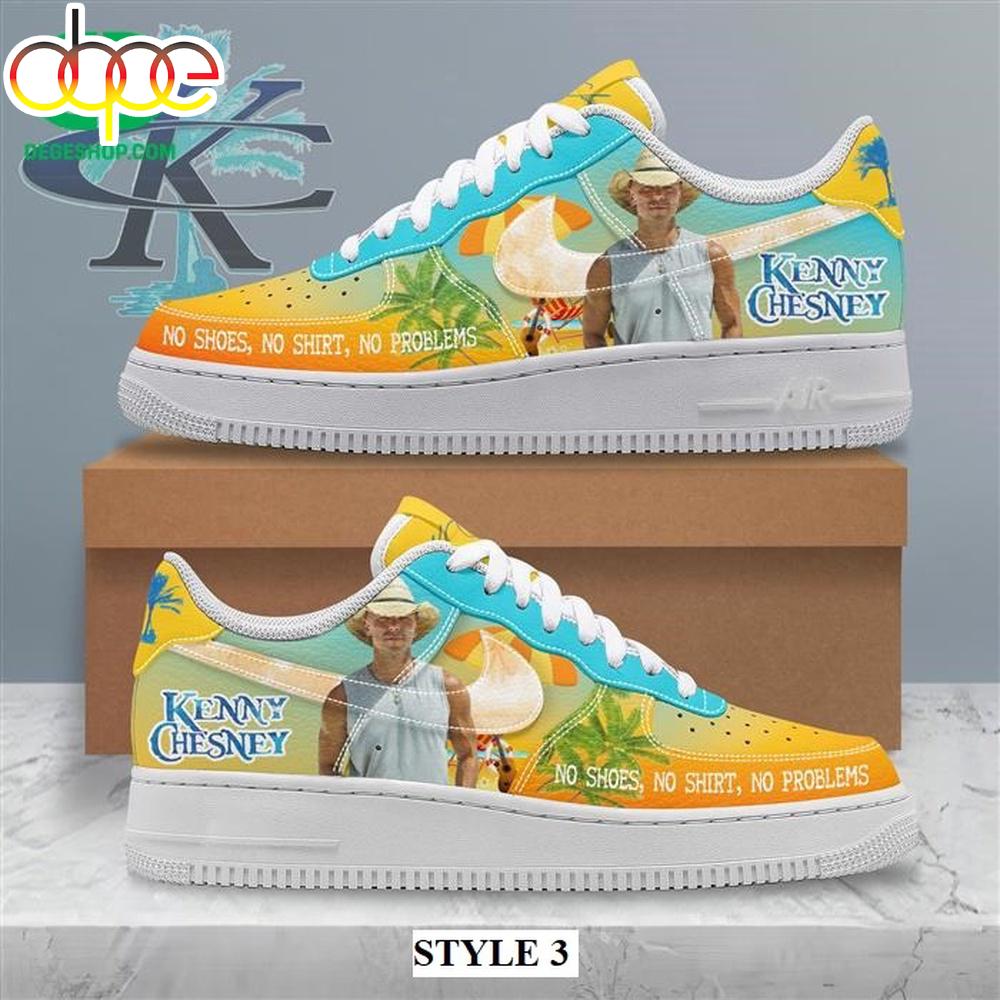 Kenny Chesney Live Music Air Force 1 Shoes For Fan