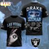 Las Vegas Raiders NFL Drake Ice Man 3D T-Shirt For Fans Las Vegas Raiders NFL Drake Ice Man 3D T-Shirt For Fans