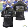 Los Angeles Chargers NFL Military Appreciation Polo Shirt For Fans Los Angeles Chargers NFL Military Appreciation Polo Shirt For Fans