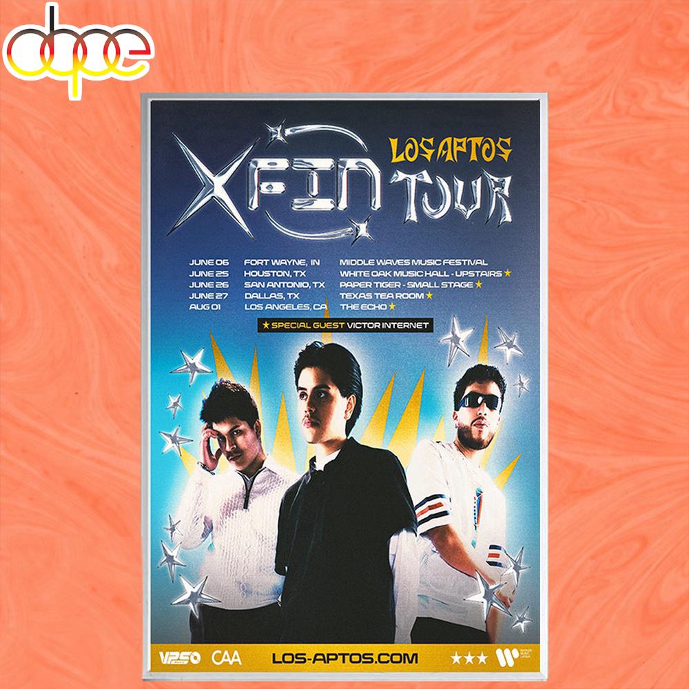 Los Aptos World Tour 2026 Poster Canvas Los Aptos World Tour 2026 Poster Canvas