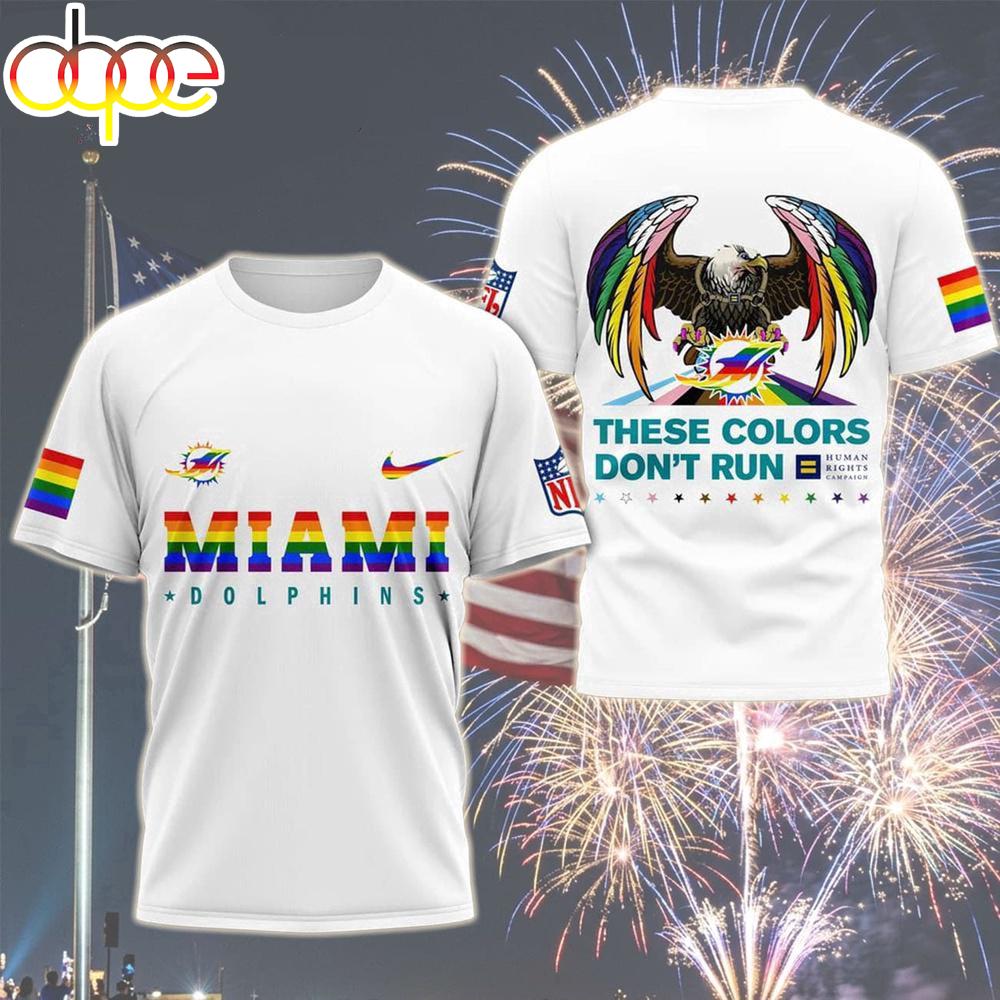 Miami Dolphins LGBT Pride All Over Print Shirt