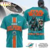 Miami Dolphins NFL This Is The Way Star Wars 3D T-Shirt For Fans