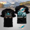 Miami Dolphins NFL Truck Driver Burn The Midnight Oil 3D T-Shirt Miami Dolphins NFL Truck Driver Burn The Midnight Oil 3D T-Shirt