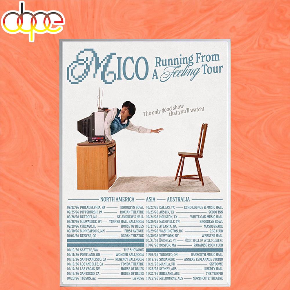 MICO World Tour 2026 Poster Canvas MICO World Tour 2026 Poster Canvas