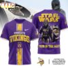 Minnesota Vikings NFL This Is The Way Star Wars 3D T-Shirt For Fans