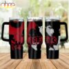 Misfits Pattern Tumbler With Handle For Fans Misfits Pattern Tumbler With Handle For Fans