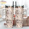 Morgan Wallen Music Pattern Tumbler With Handle For Fans Morgan Wallen Music Pattern Tumbler With Handle For Fans