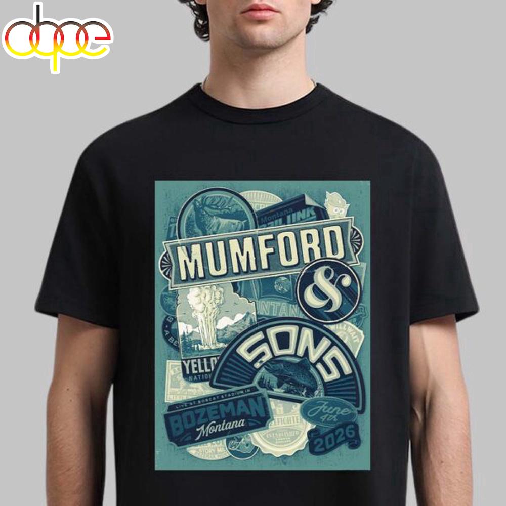 Mumford And Sons Bozeman Montana 2026 Unisex T-Shirt